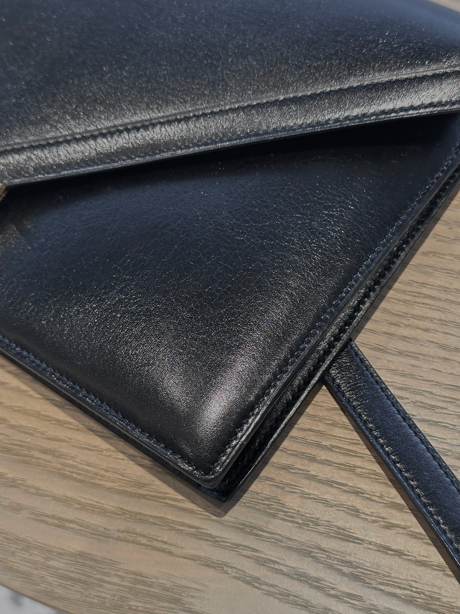 Vintage Hermès Box Calf Leather 1989