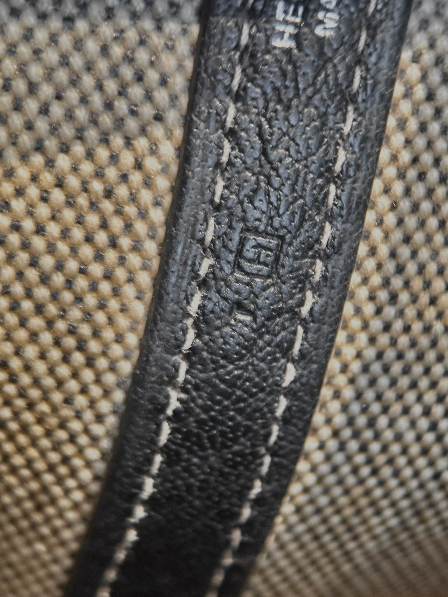 Pre-Owned Hermès Garden Party 30/TPM Grey Cotton Canvas Silver Hardware 2004