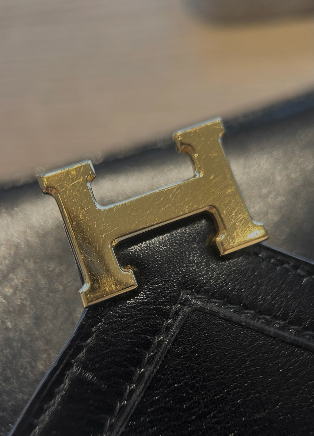 Vintage Hermès Box Calf Leather 1989
