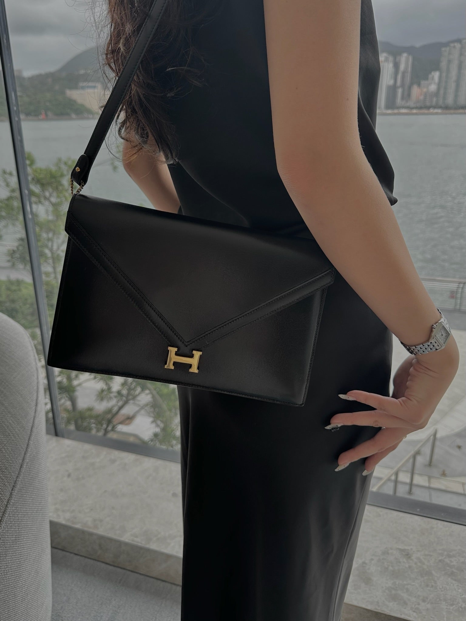 Vintage Hermès Box Calf Leather 1989