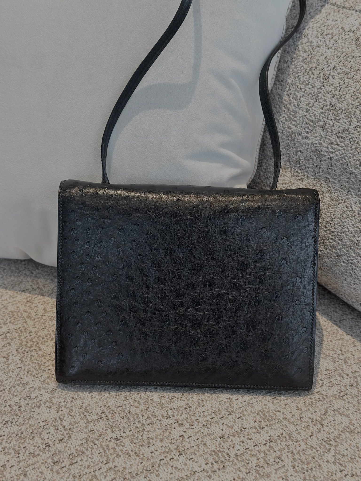 Vintage Hermès Ostrich Leather