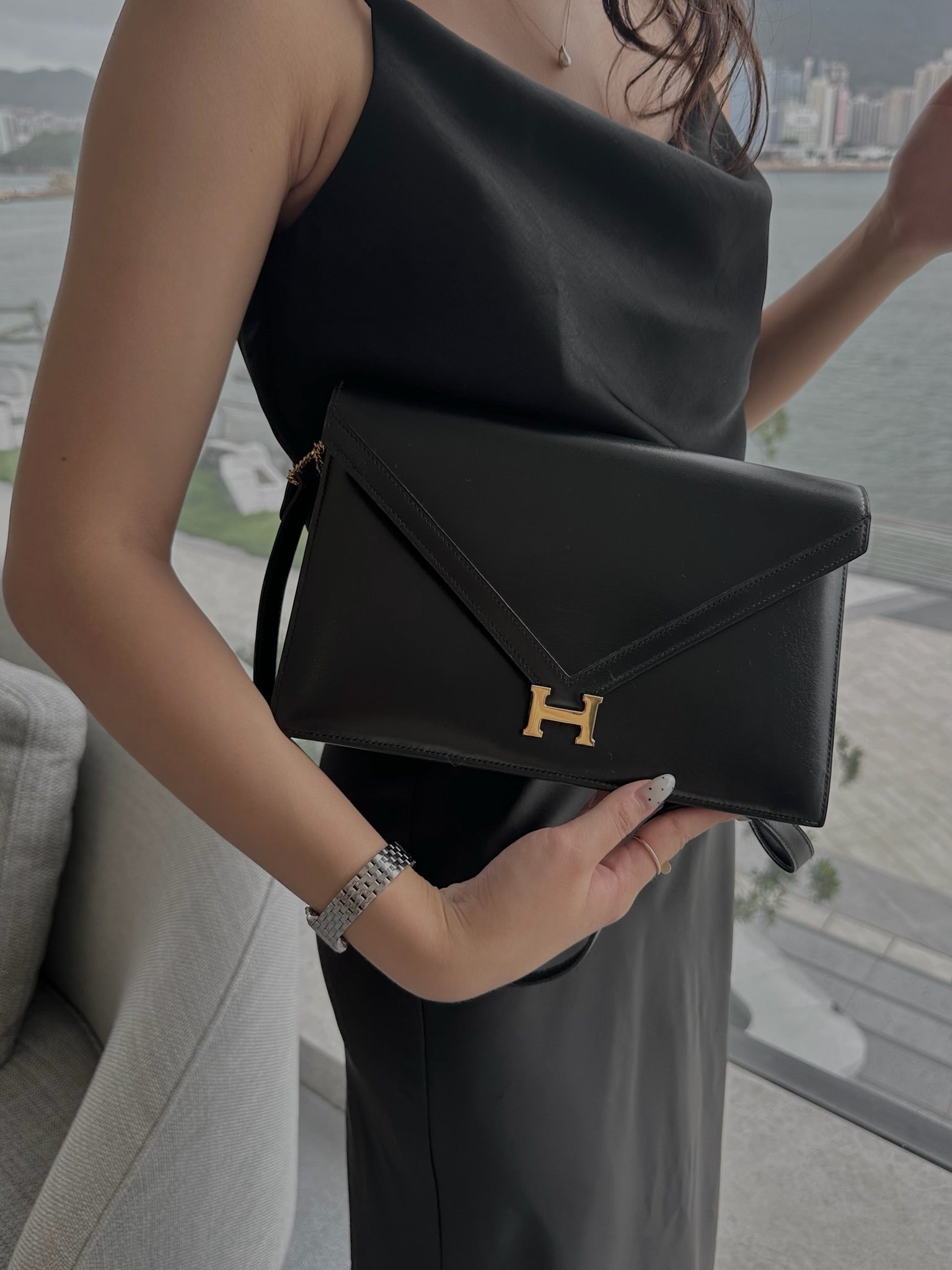 Vintage Hermès Box Calf Leather 1989