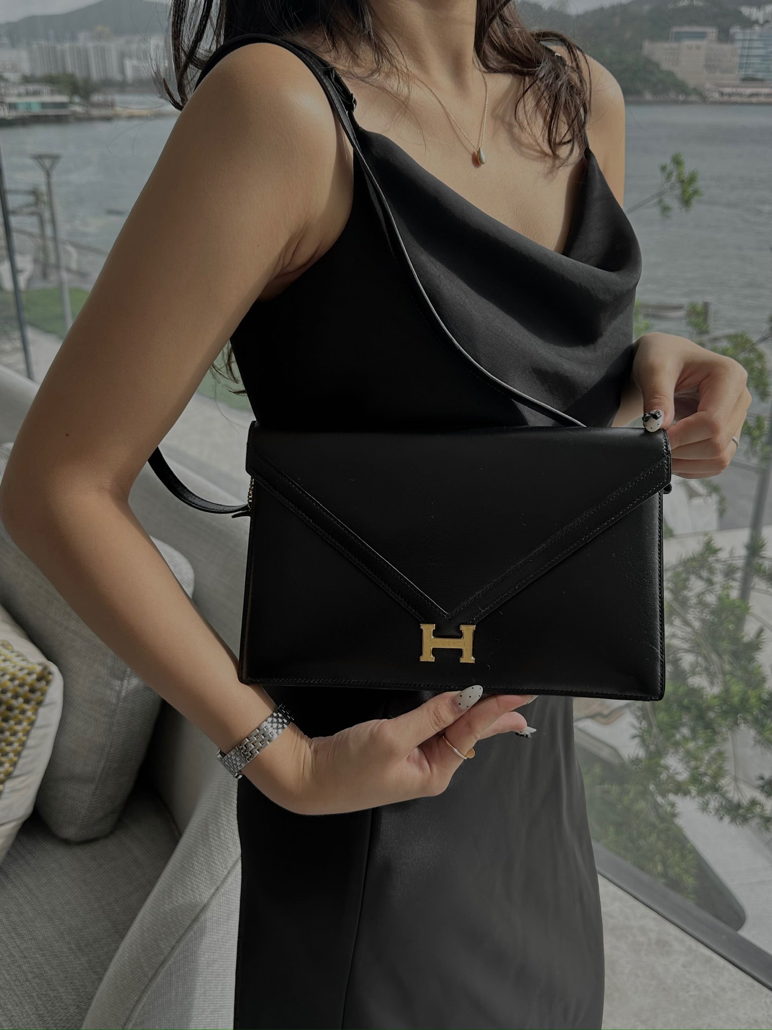 Vintage Hermès Box Calf Leather 1989