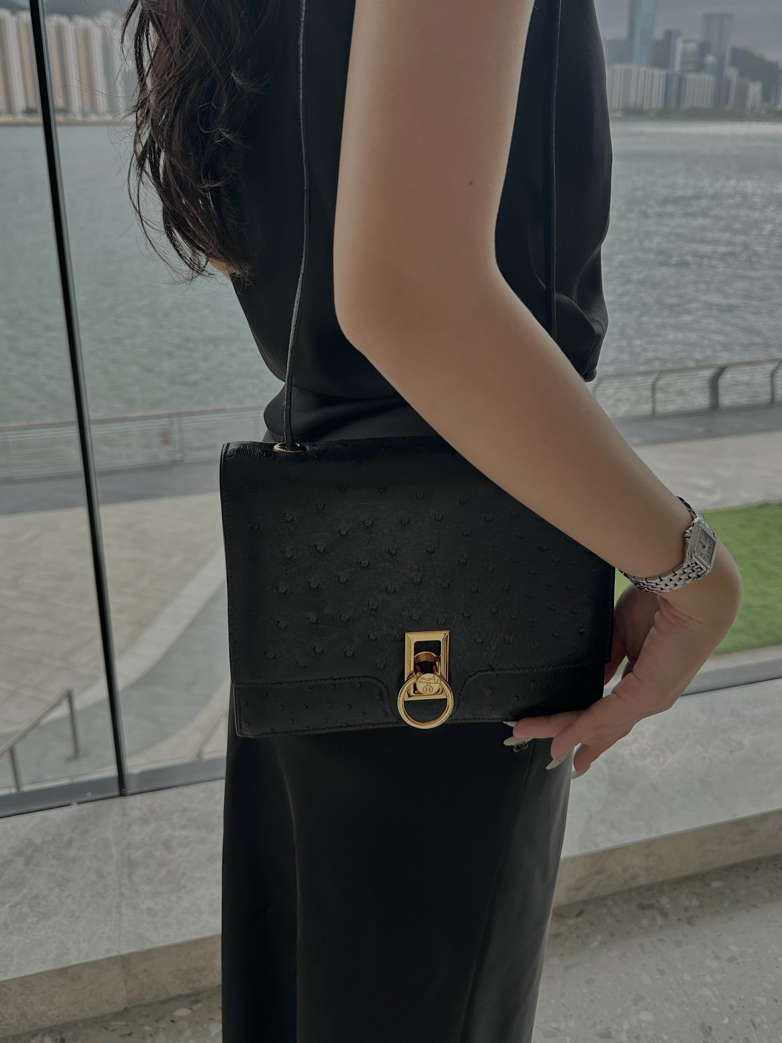 Vintage Hermès Ostrich Leather